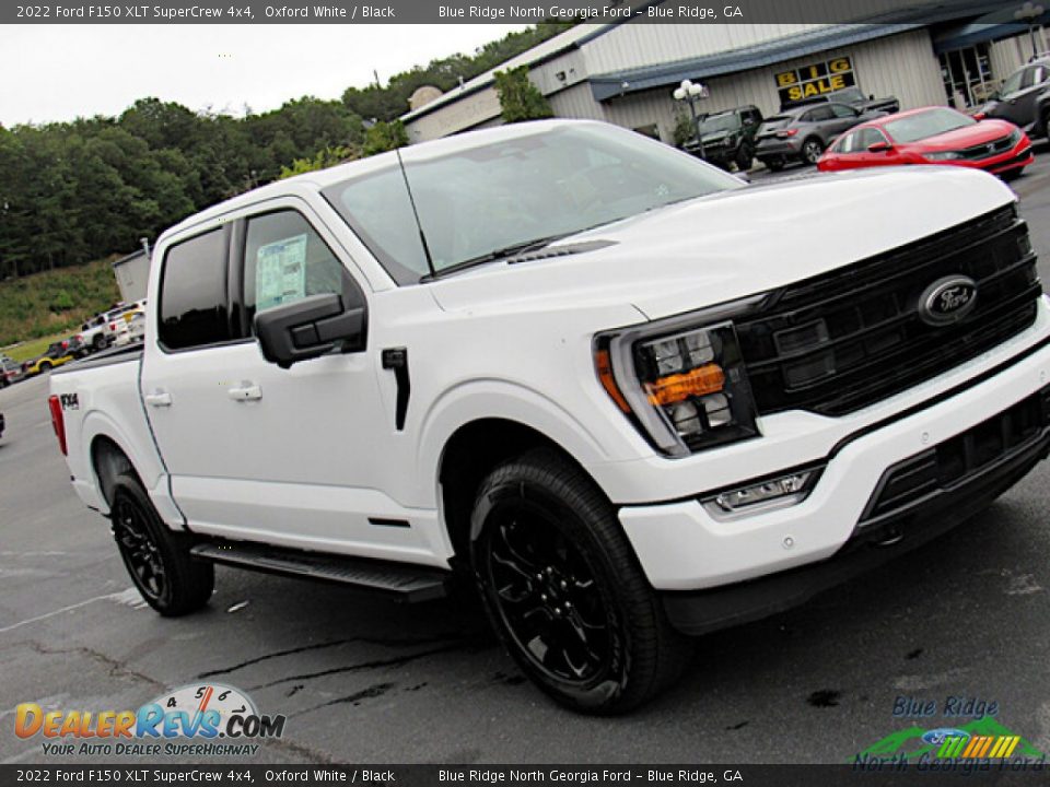 2022 Ford F150 XLT SuperCrew 4x4 Oxford White / Black Photo #28