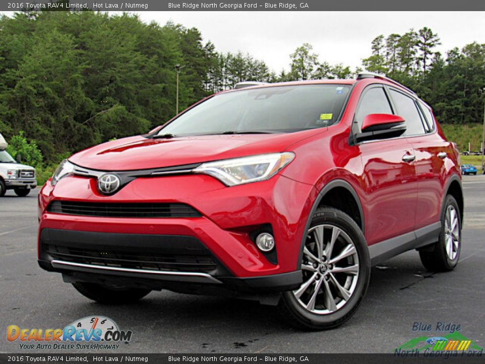 2016 Toyota RAV4 Limited Hot Lava / Nutmeg Photo #1