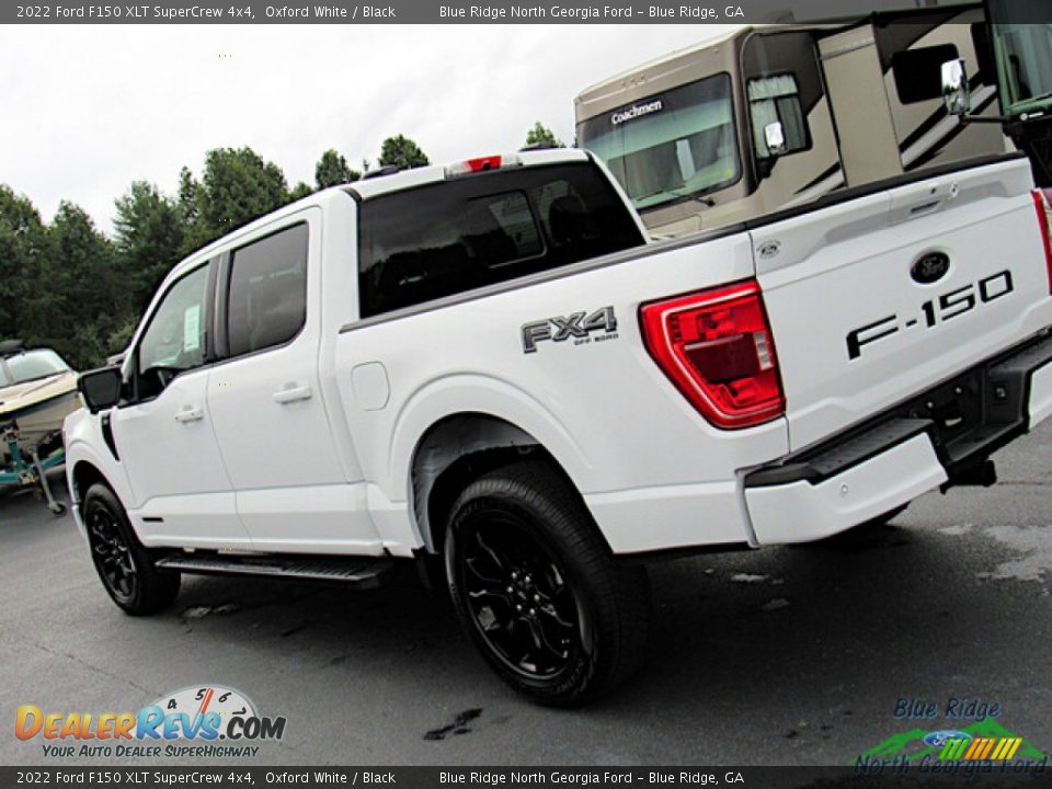 2022 Ford F150 XLT SuperCrew 4x4 Oxford White / Black Photo #30