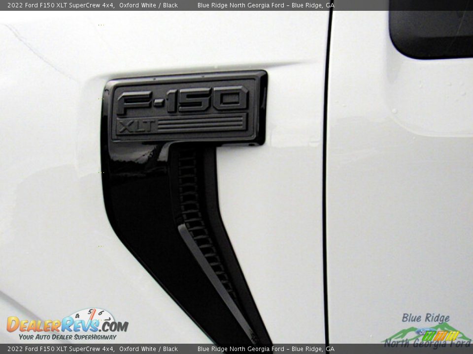 2022 Ford F150 XLT SuperCrew 4x4 Oxford White / Black Photo #31