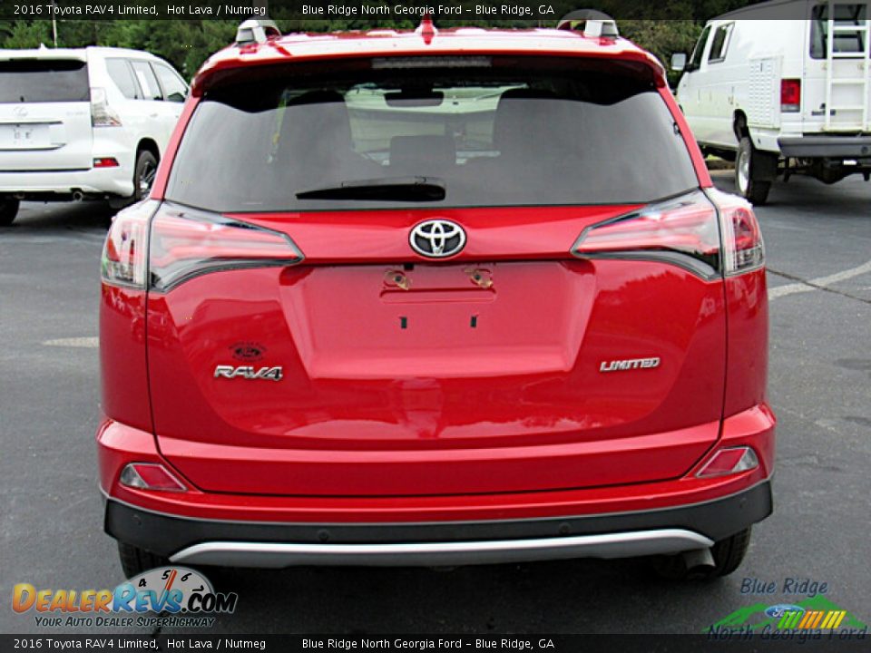 2016 Toyota RAV4 Limited Hot Lava / Nutmeg Photo #4