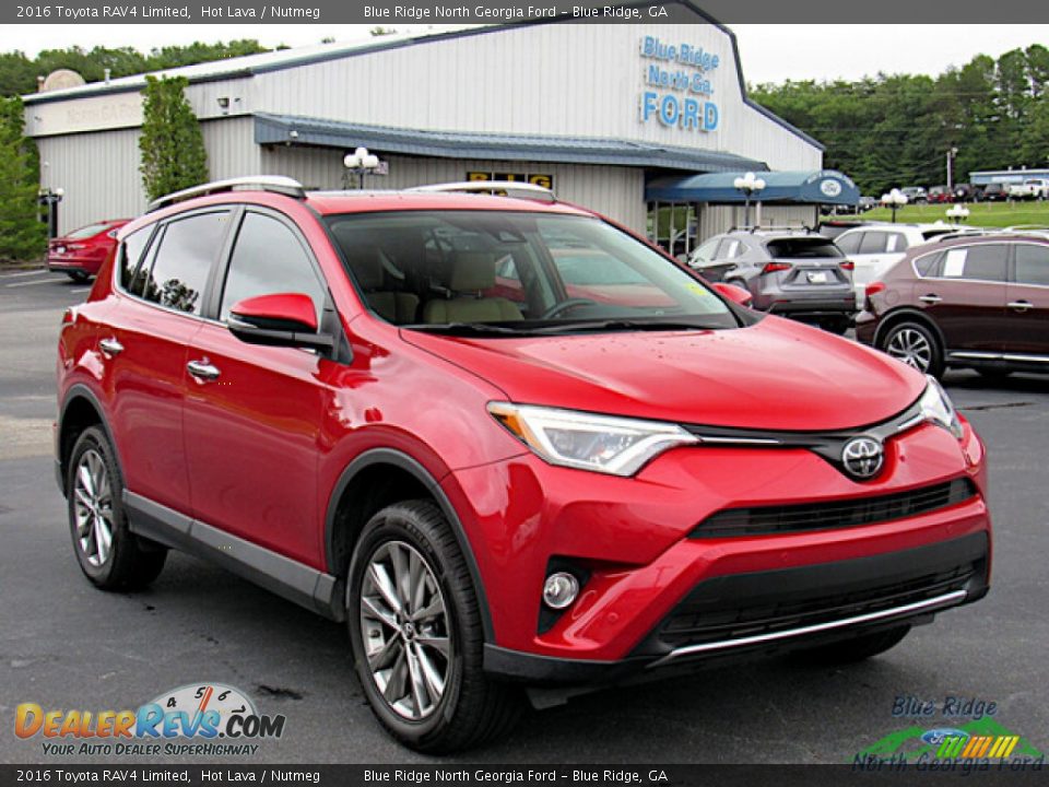 2016 Toyota RAV4 Limited Hot Lava / Nutmeg Photo #7