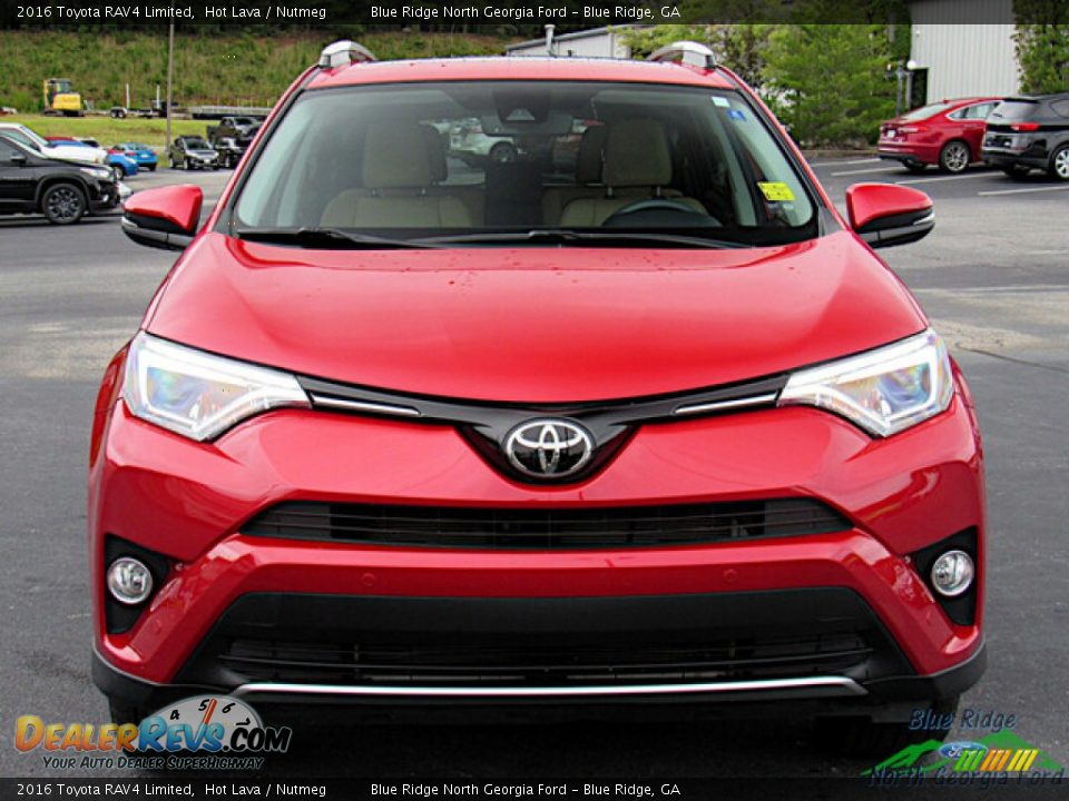 2016 Toyota RAV4 Limited Hot Lava / Nutmeg Photo #8