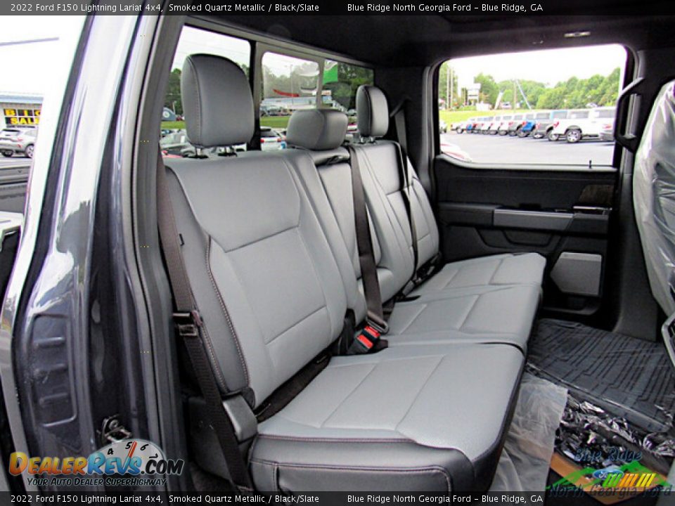 Rear Seat of 2022 Ford F150 Lightning Lariat 4x4 Photo #13