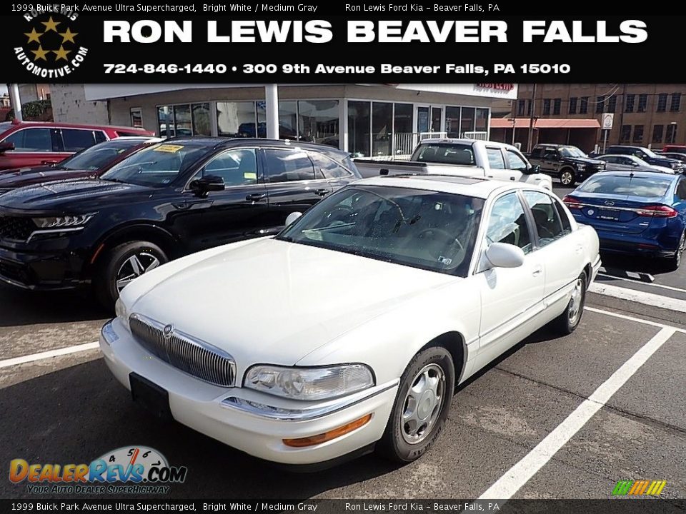 1999 Buick Park Avenue Ultra Supercharged Bright White / Medium Gray Photo #1