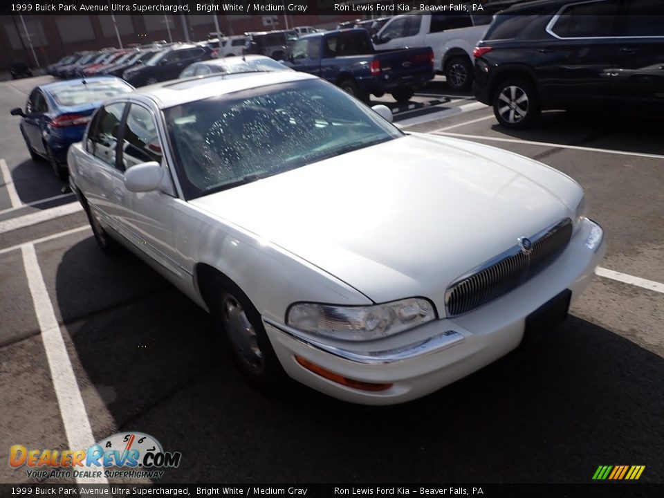 1999 Buick Park Avenue Ultra Supercharged Bright White / Medium Gray Photo #3