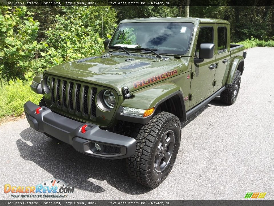 2022 Jeep Gladiator Rubicon 4x4 Sarge Green / Black Photo #2