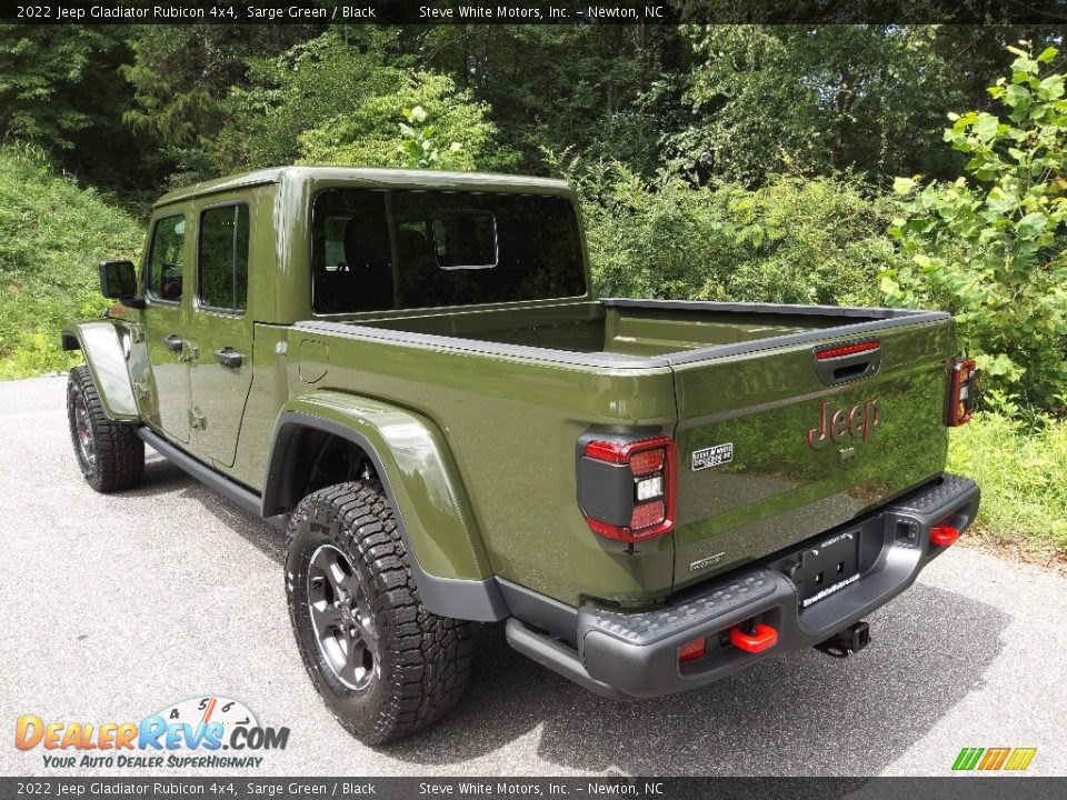 2022 Jeep Gladiator Rubicon 4x4 Sarge Green / Black Photo #10