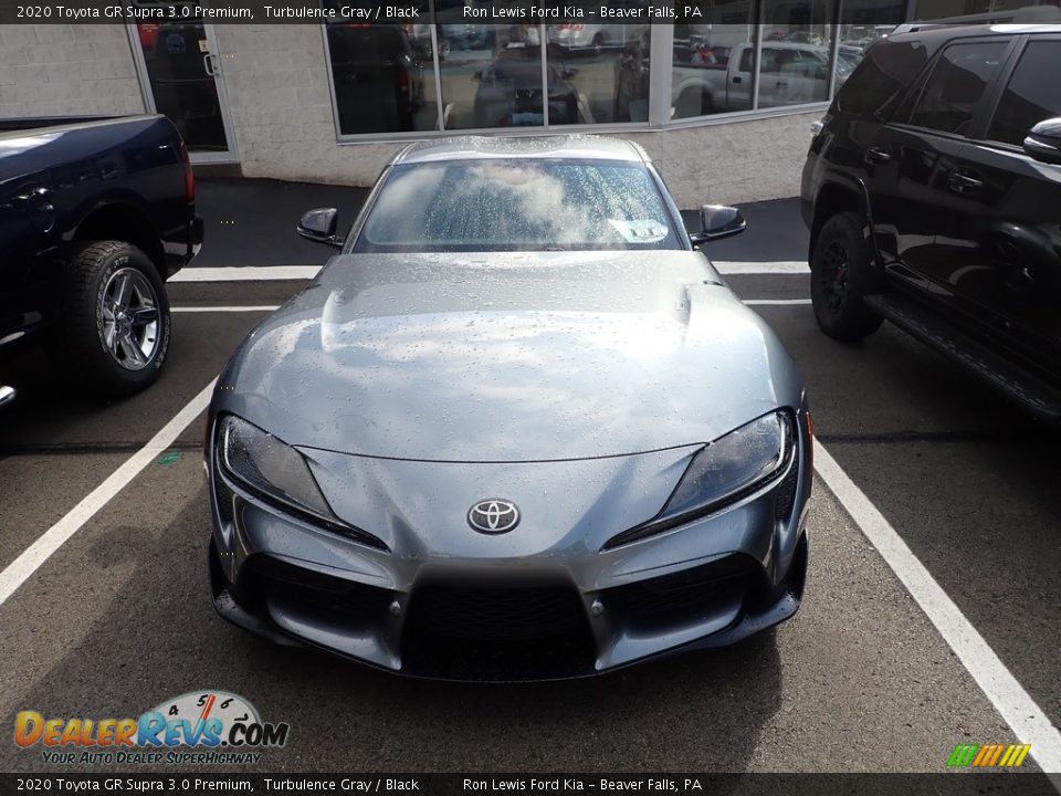 2020 Toyota GR Supra 3.0 Premium Turbulence Gray / Black Photo #2