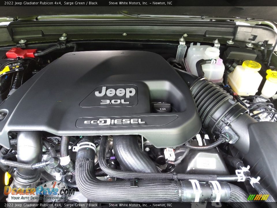 2022 Jeep Gladiator Rubicon 4x4 3.0 Liter DOHC 24-Valve VVT Turbo-Diesel V6 Engine Photo #11