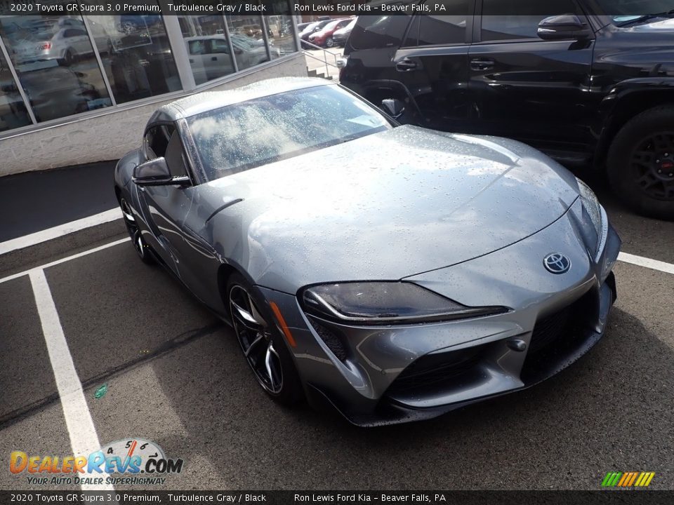 2020 Toyota GR Supra 3.0 Premium Turbulence Gray / Black Photo #3