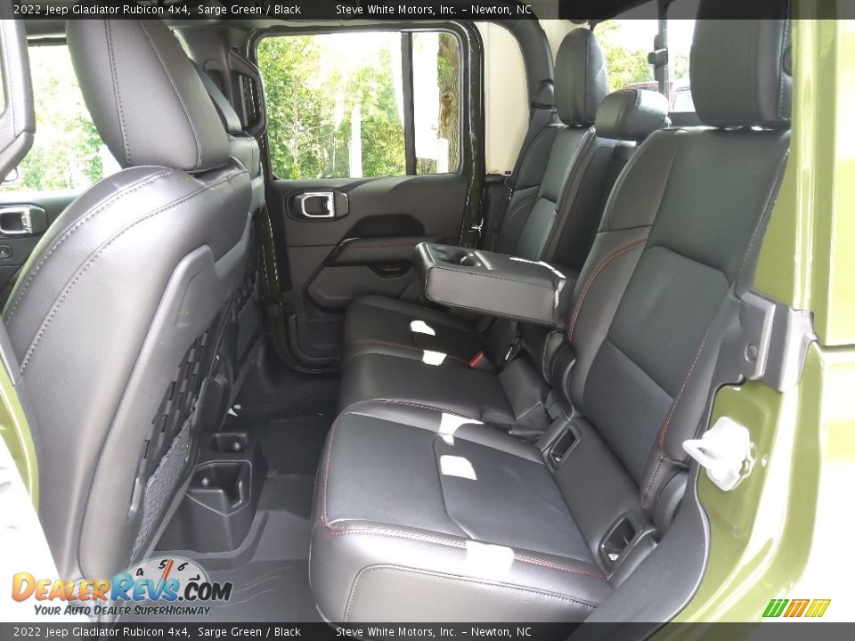 Rear Seat of 2022 Jeep Gladiator Rubicon 4x4 Photo #15
