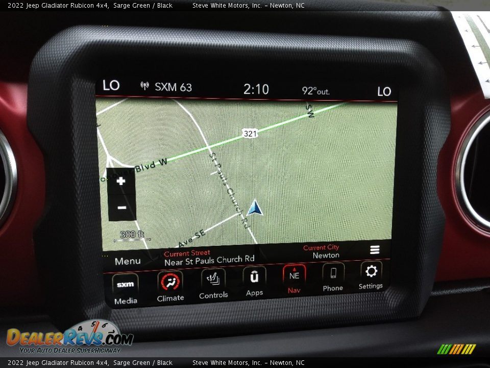 Navigation of 2022 Jeep Gladiator Rubicon 4x4 Photo #25