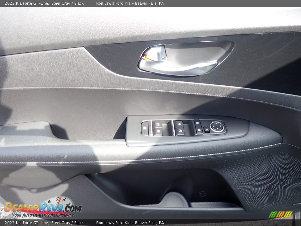 2023 Kia Forte GT-Line Steel Gray / Black Photo #15