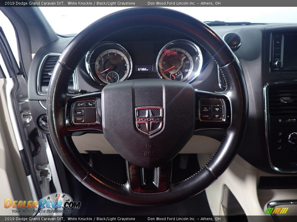 2019 Dodge Grand Caravan SXT White Knuckle / Black/Light Graystone Photo #28