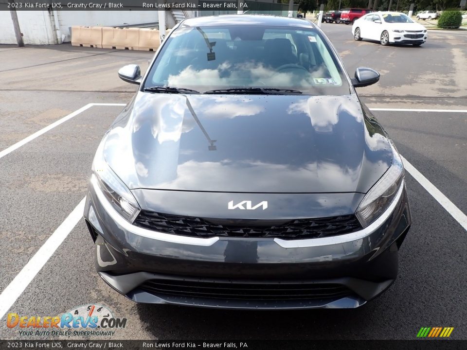 2023 Kia Forte LXS Gravity Gray / Black Photo #3