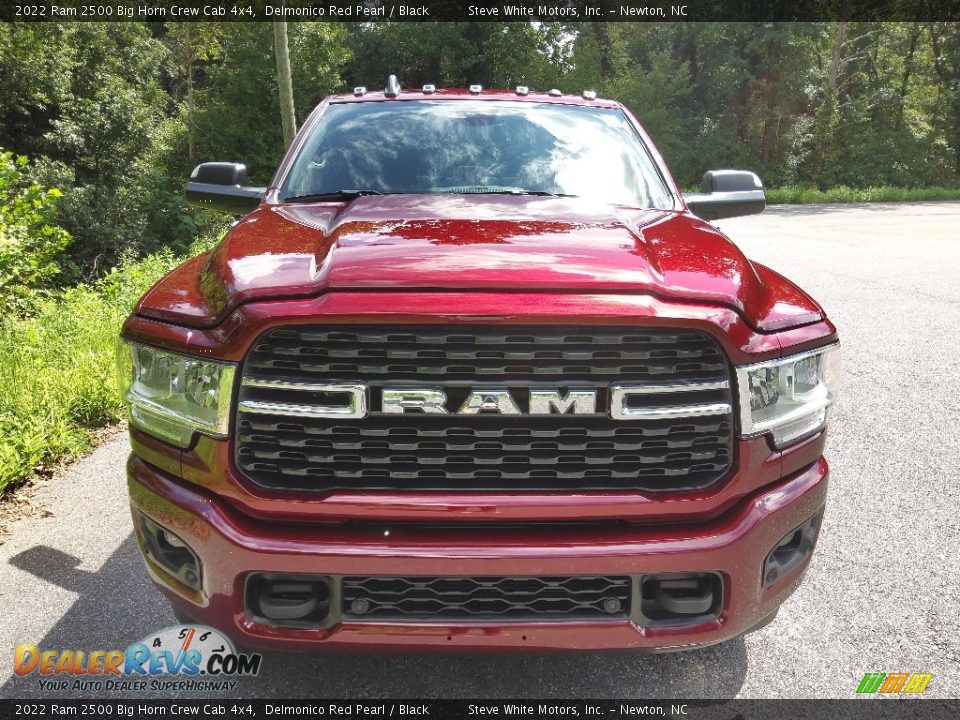 2022 Ram 2500 Big Horn Crew Cab 4x4 Delmonico Red Pearl / Black Photo #3