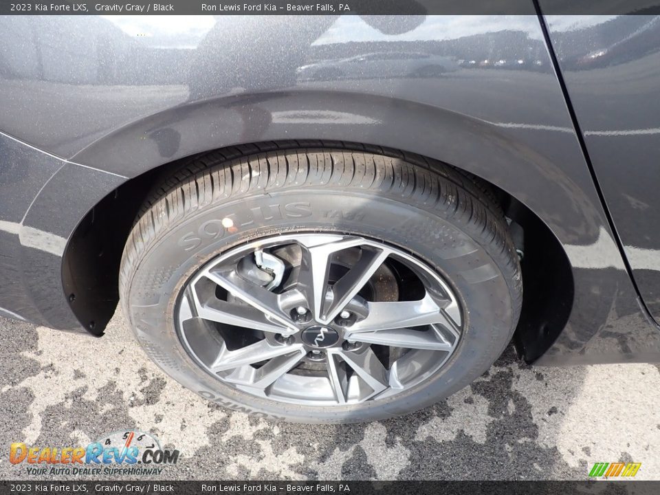 2023 Kia Forte LXS Gravity Gray / Black Photo #9