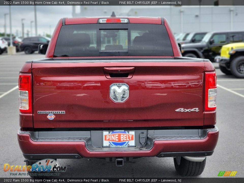 2022 Ram 1500 Big Horn Crew Cab 4x4 Delmonico Red Pearl / Black Photo #5