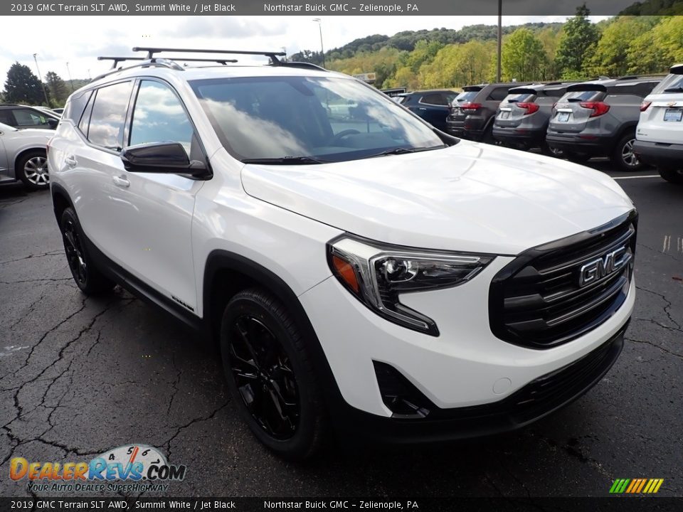 2019 GMC Terrain SLT AWD Summit White / Jet Black Photo #9