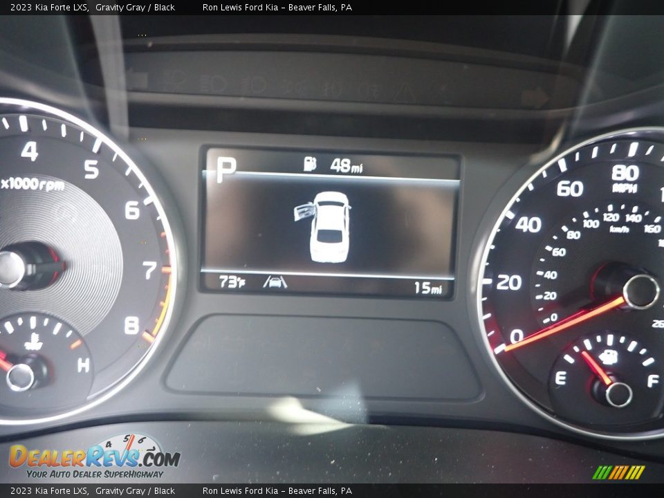 2023 Kia Forte LXS Gravity Gray / Black Photo #16