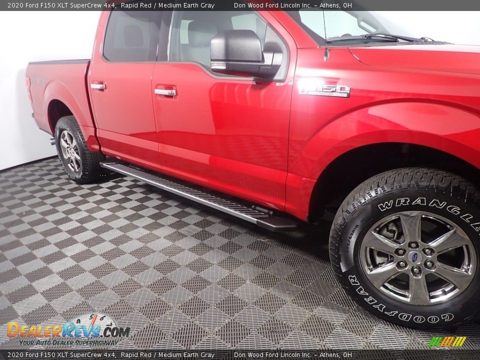 2020 Ford F150 XLT SuperCrew 4x4 Rapid Red / Medium Earth Gray Photo #5
