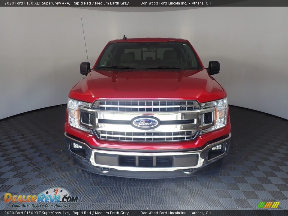 2020 Ford F150 XLT SuperCrew 4x4 Rapid Red / Medium Earth Gray Photo #6