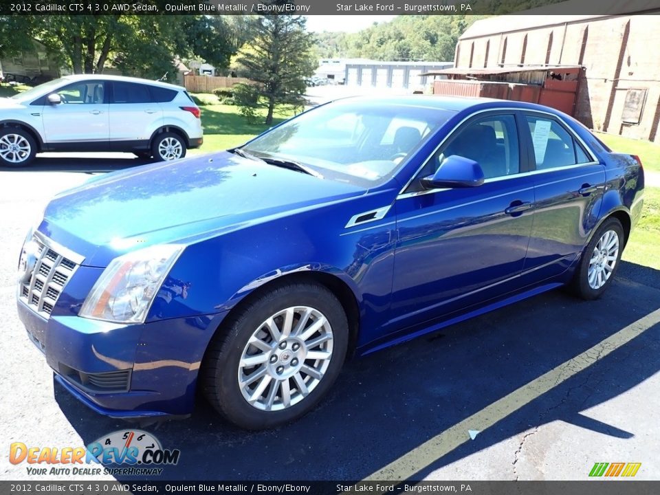 2012 Cadillac CTS 4 3.0 AWD Sedan Opulent Blue Metallic / Ebony/Ebony Photo #1