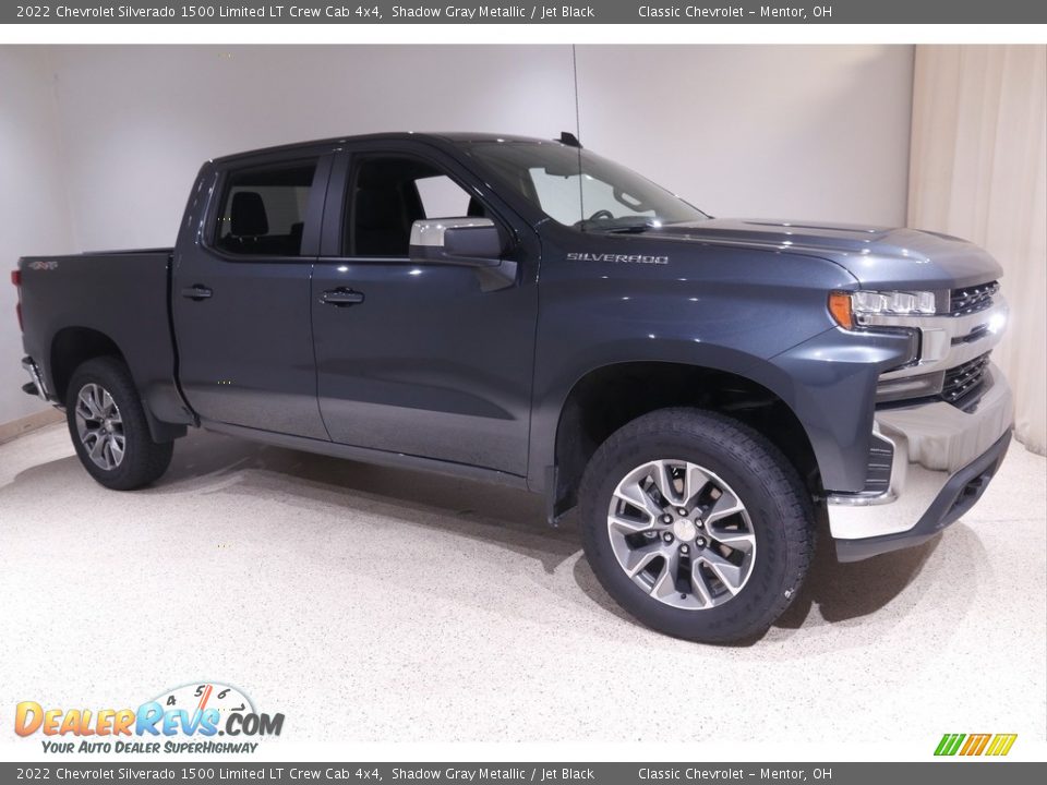 2022 Chevrolet Silverado 1500 Limited LT Crew Cab 4x4 Shadow Gray Metallic / Jet Black Photo #1