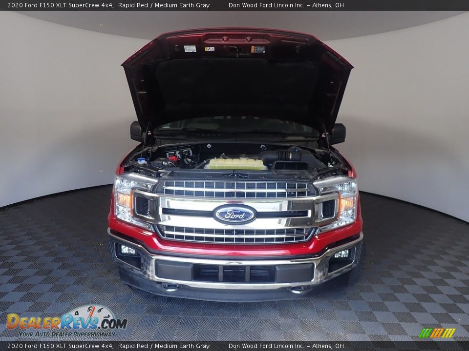 2020 Ford F150 XLT SuperCrew 4x4 Rapid Red / Medium Earth Gray Photo #7