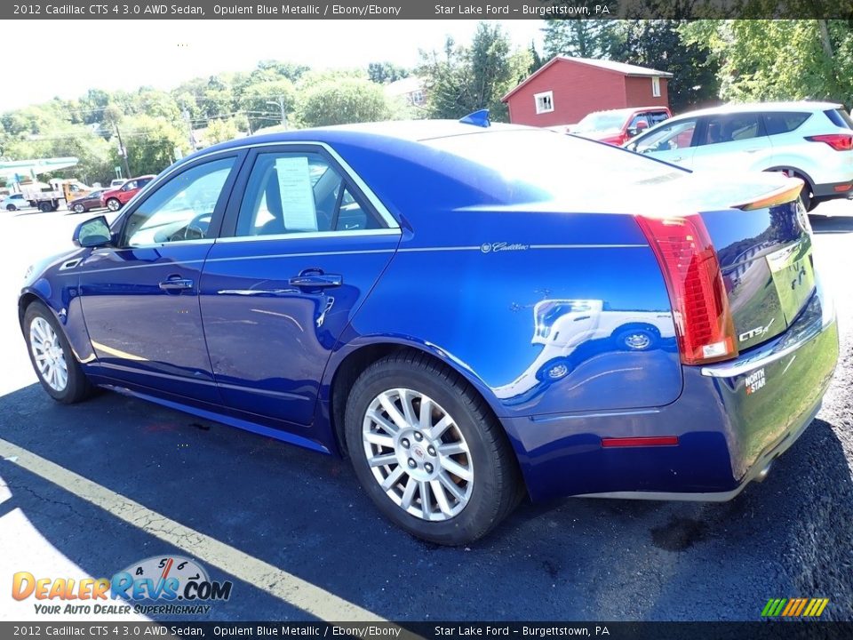 2012 Cadillac CTS 4 3.0 AWD Sedan Opulent Blue Metallic / Ebony/Ebony Photo #2
