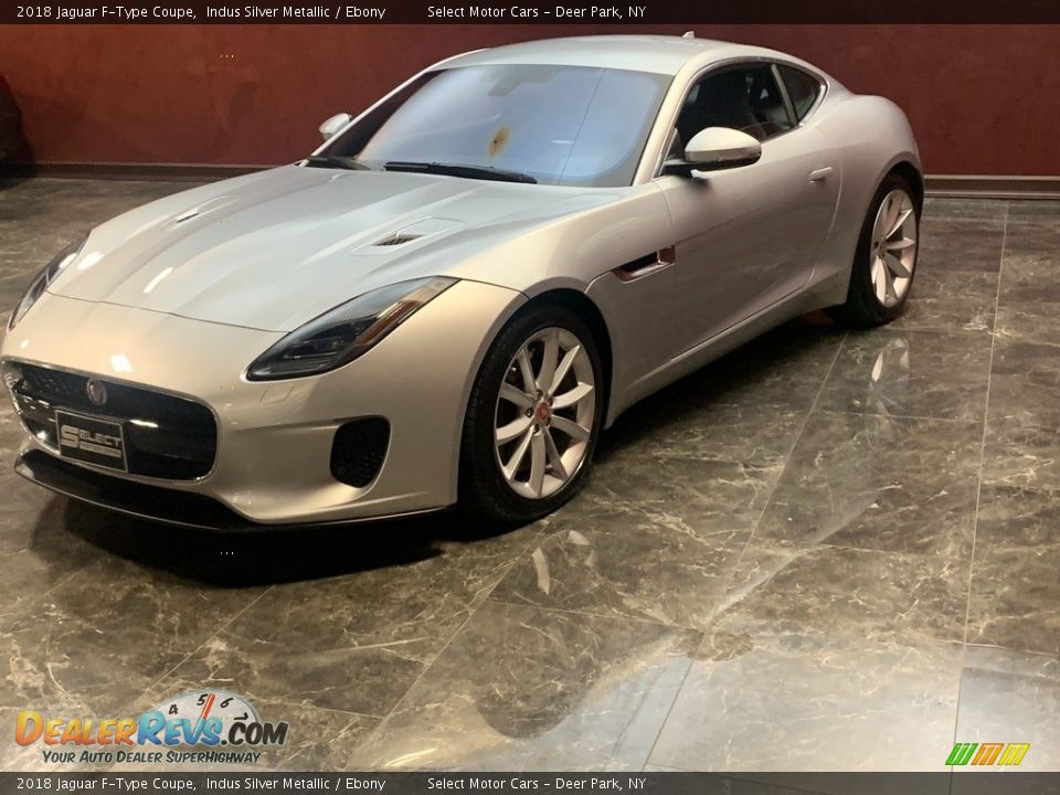 2018 Jaguar F-Type Coupe Indus Silver Metallic / Ebony Photo #3