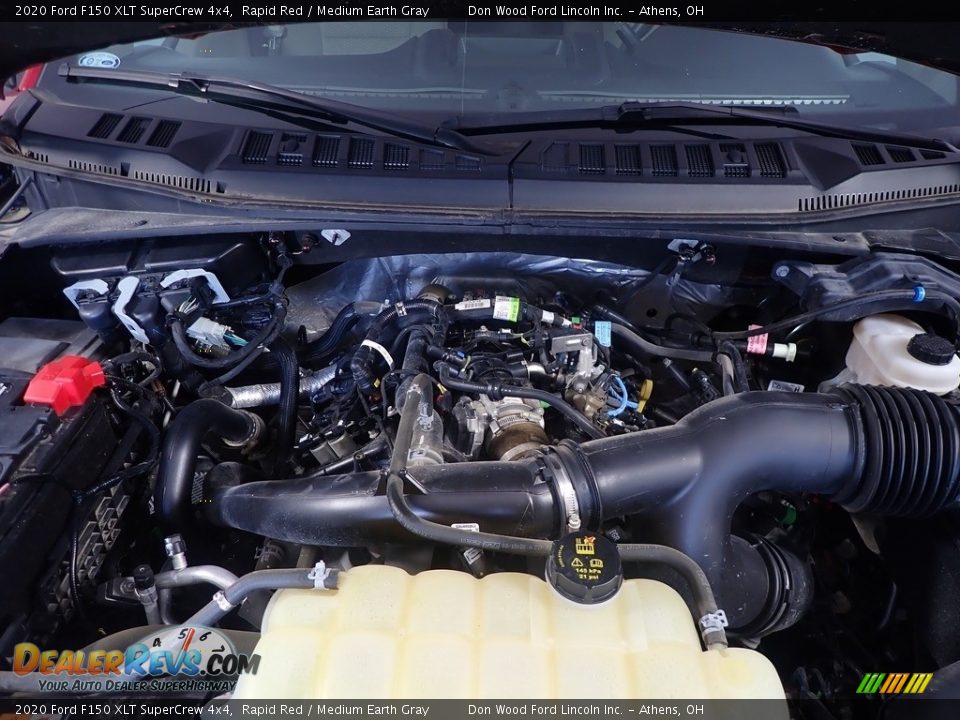 2020 Ford F150 XLT SuperCrew 4x4 Rapid Red / Medium Earth Gray Photo #8