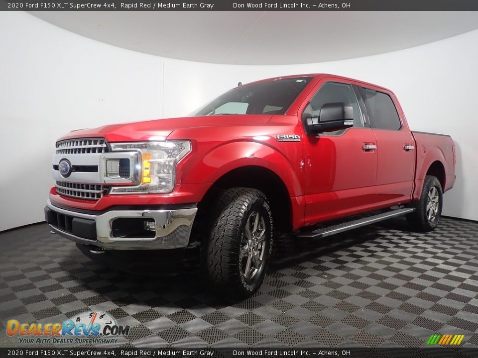2020 Ford F150 XLT SuperCrew 4x4 Rapid Red / Medium Earth Gray Photo #9