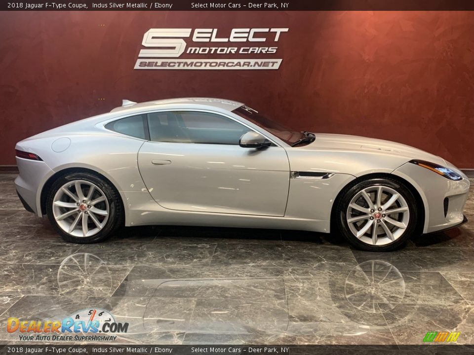 2018 Jaguar F-Type Coupe Indus Silver Metallic / Ebony Photo #4