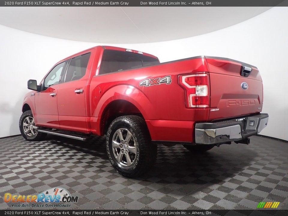 2020 Ford F150 XLT SuperCrew 4x4 Rapid Red / Medium Earth Gray Photo #12