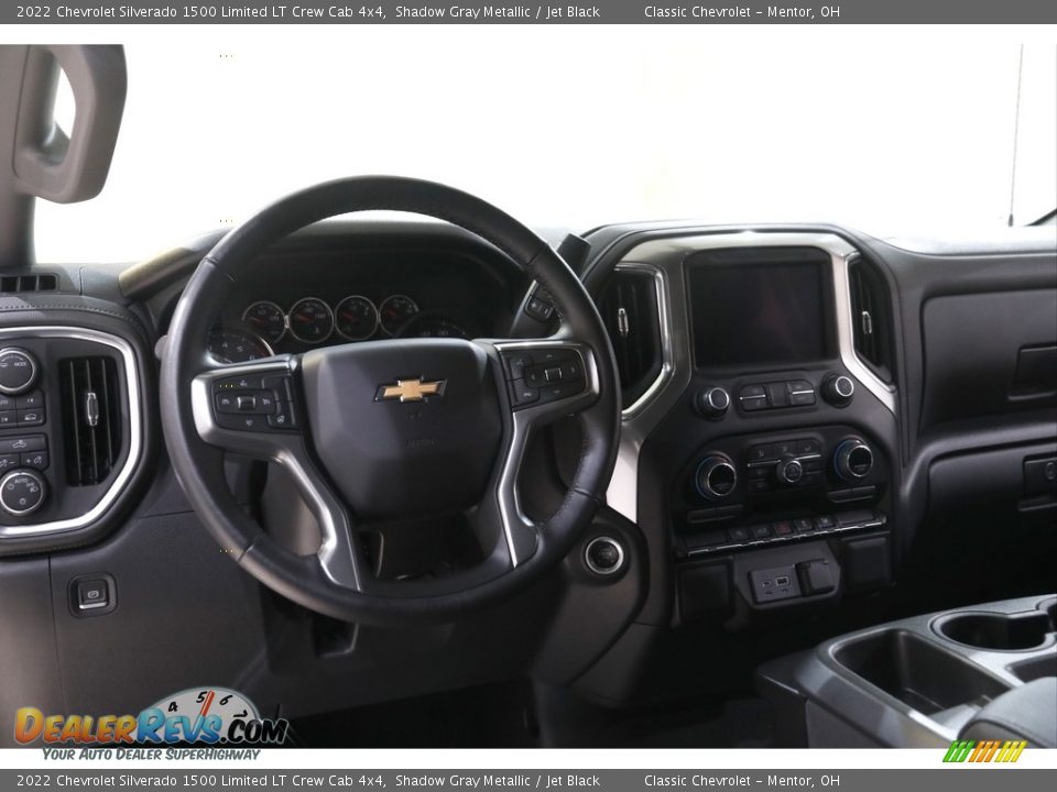 2022 Chevrolet Silverado 1500 Limited LT Crew Cab 4x4 Shadow Gray Metallic / Jet Black Photo #7