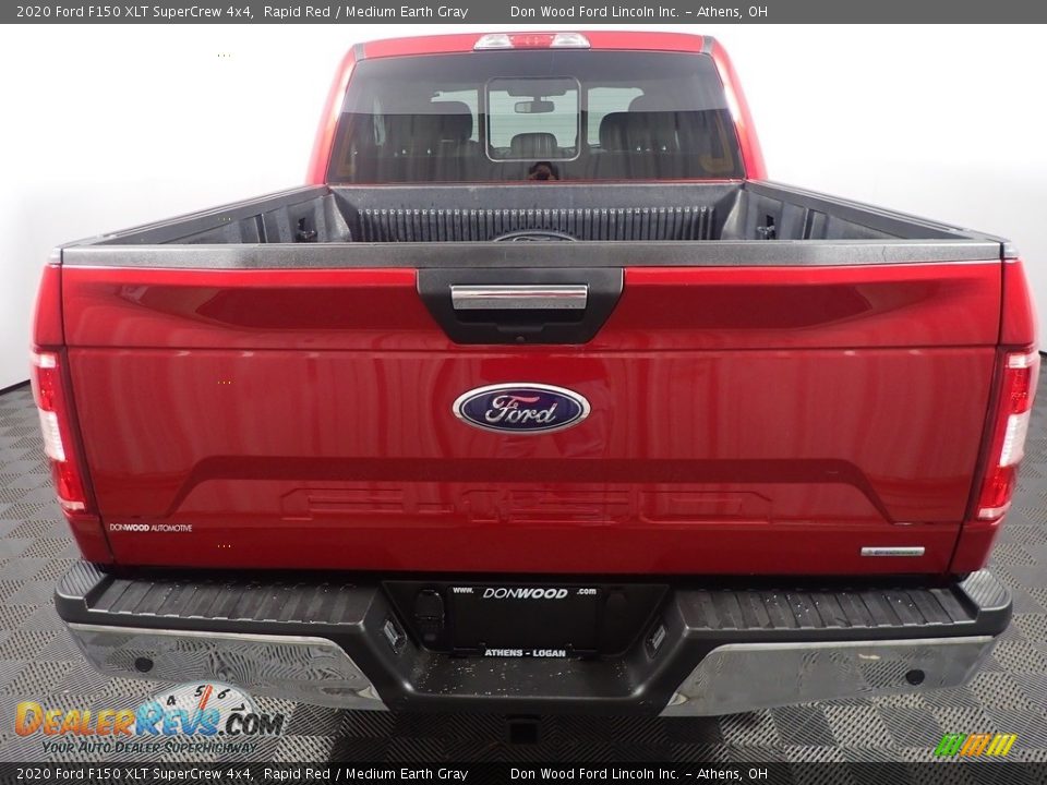 2020 Ford F150 XLT SuperCrew 4x4 Rapid Red / Medium Earth Gray Photo #14
