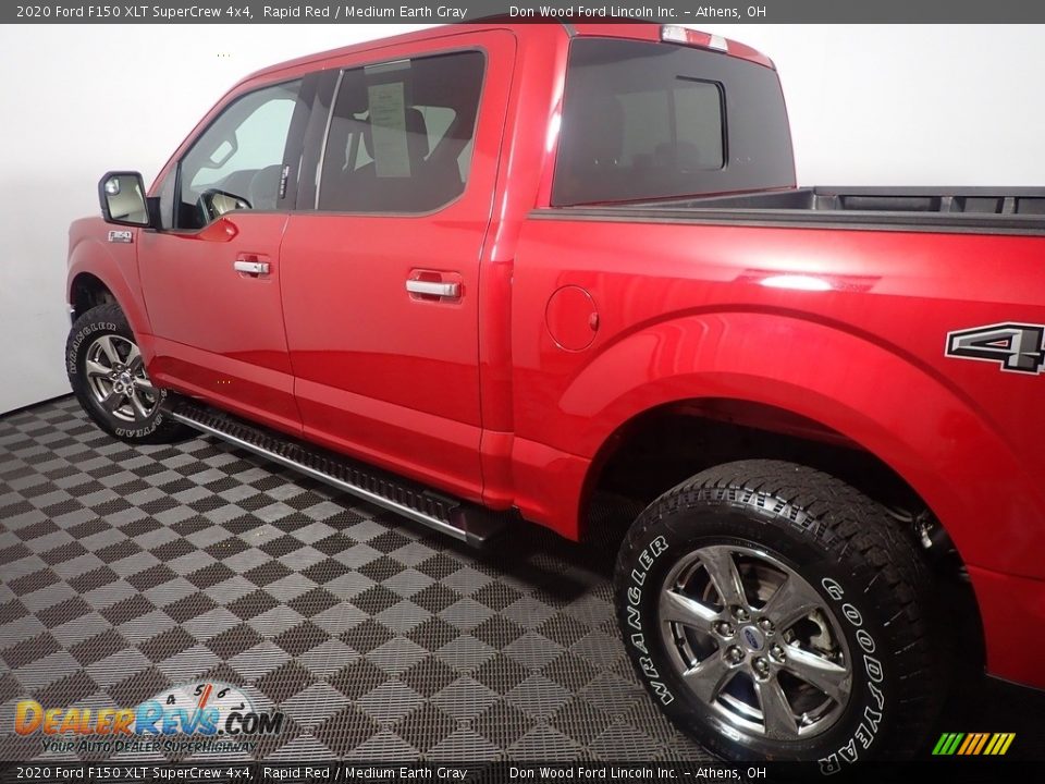 2020 Ford F150 XLT SuperCrew 4x4 Rapid Red / Medium Earth Gray Photo #18