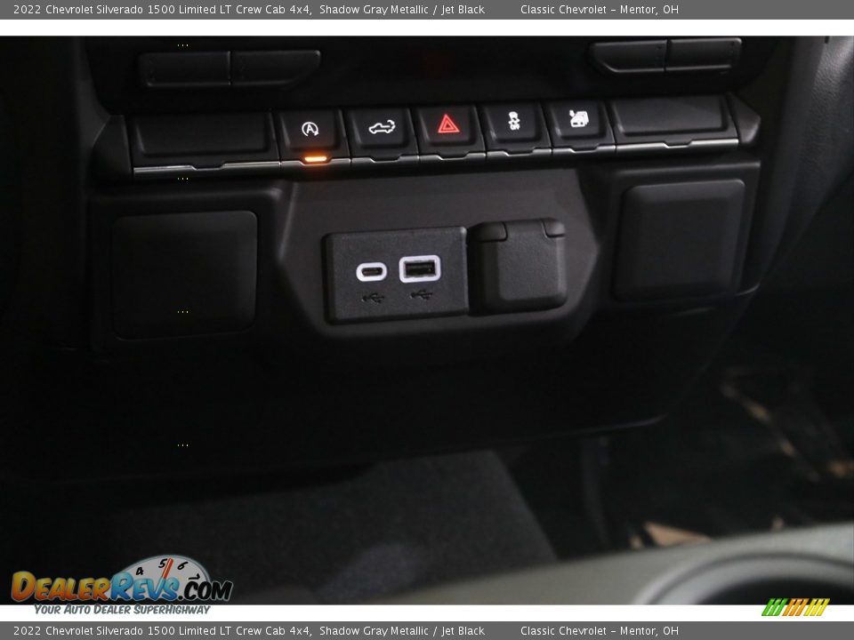 2022 Chevrolet Silverado 1500 Limited LT Crew Cab 4x4 Shadow Gray Metallic / Jet Black Photo #14