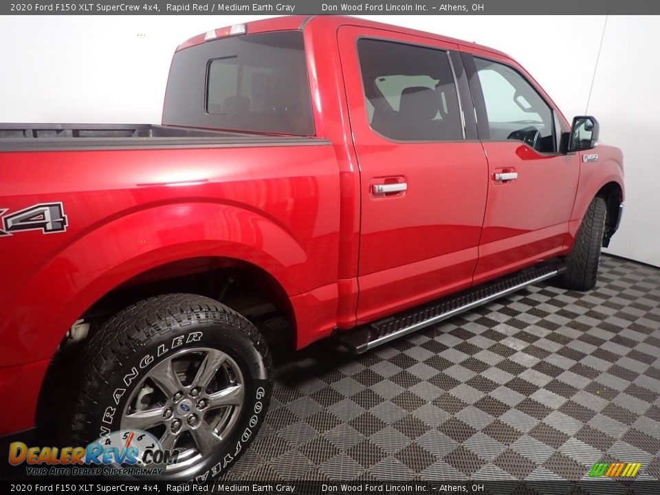 2020 Ford F150 XLT SuperCrew 4x4 Rapid Red / Medium Earth Gray Photo #19