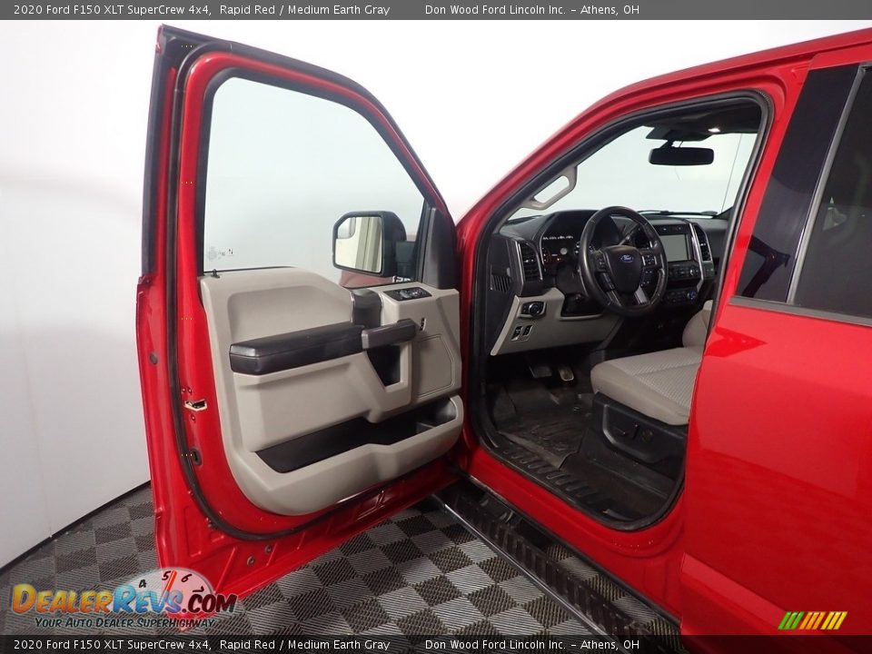 2020 Ford F150 XLT SuperCrew 4x4 Rapid Red / Medium Earth Gray Photo #21