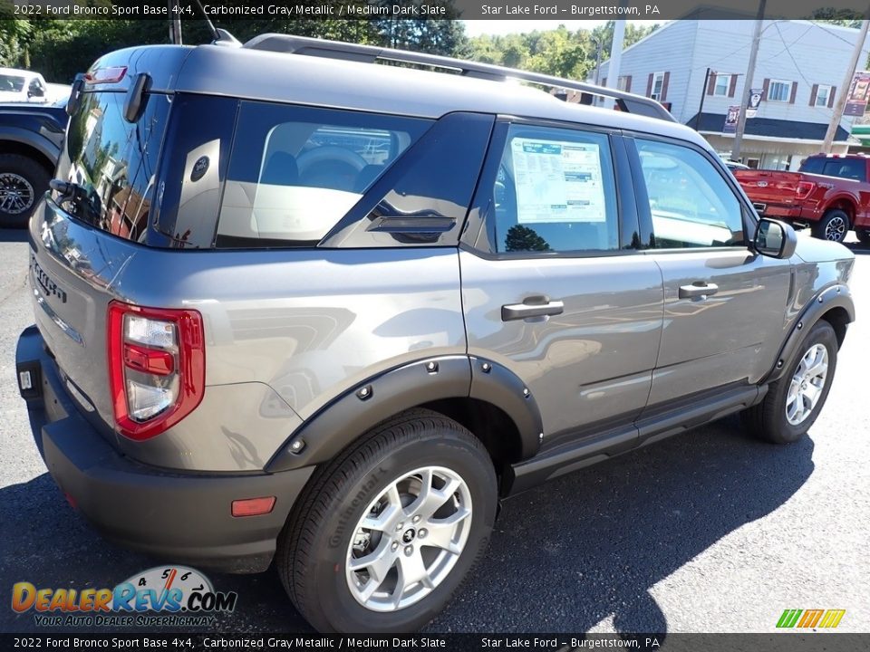 2022 Ford Bronco Sport Base 4x4 Carbonized Gray Metallic / Medium Dark Slate Photo #6