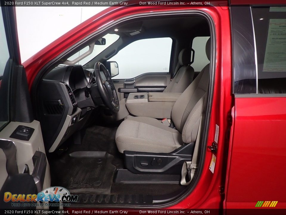 2020 Ford F150 XLT SuperCrew 4x4 Rapid Red / Medium Earth Gray Photo #23
