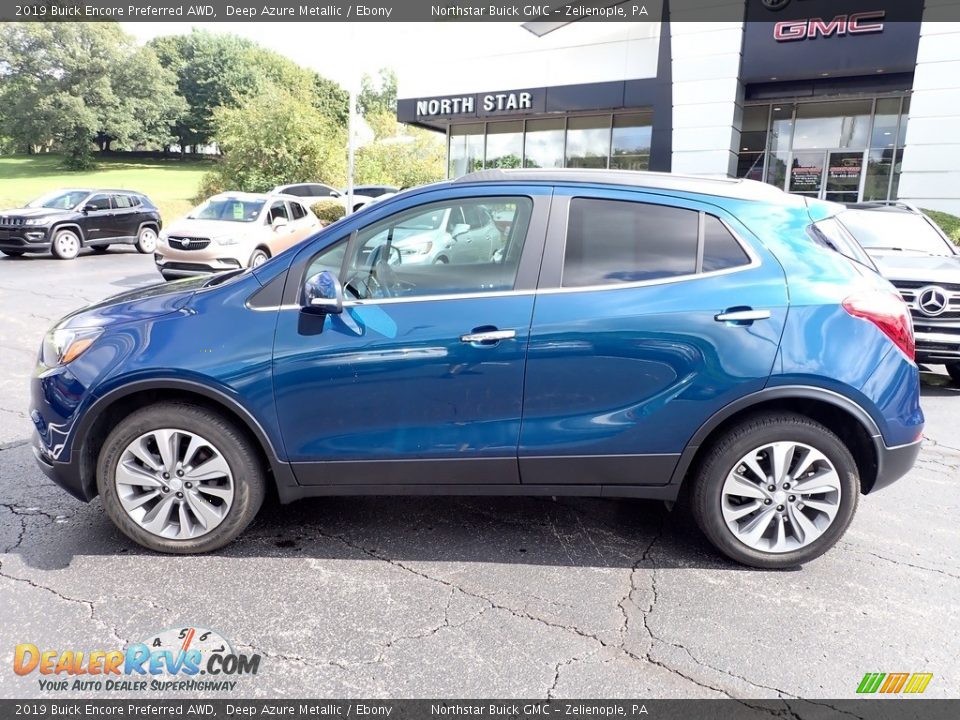 2019 Buick Encore Preferred AWD Deep Azure Metallic / Ebony Photo #2