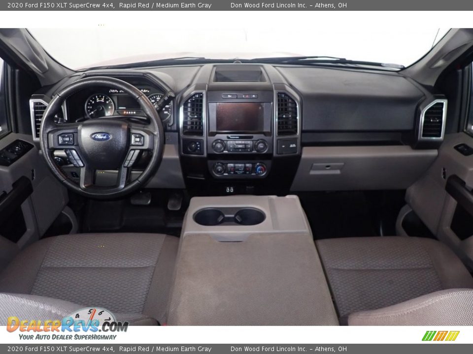 2020 Ford F150 XLT SuperCrew 4x4 Rapid Red / Medium Earth Gray Photo #25