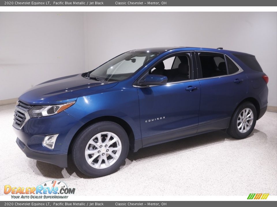 2020 Chevrolet Equinox LT Pacific Blue Metallic / Jet Black Photo #3