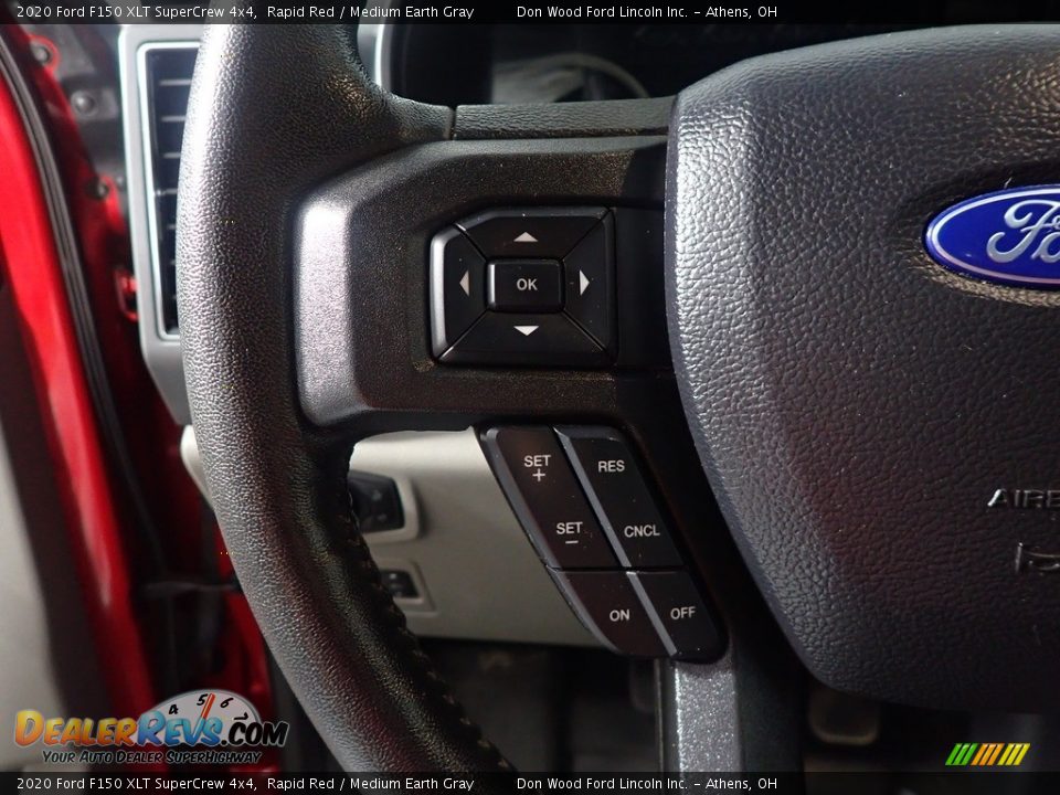 2020 Ford F150 XLT SuperCrew 4x4 Rapid Red / Medium Earth Gray Photo #29