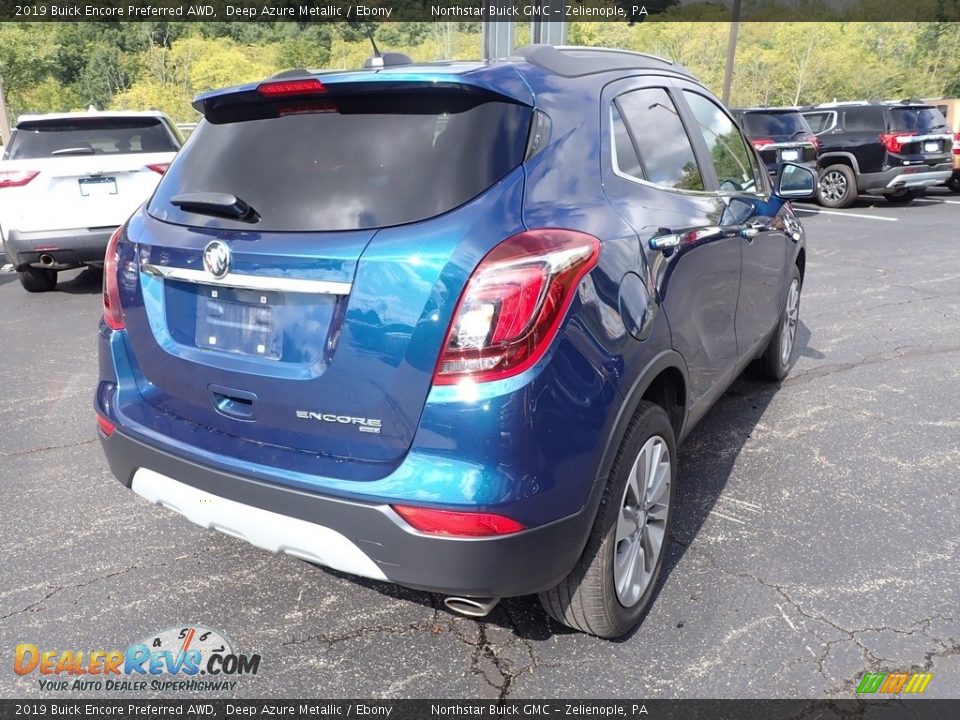 2019 Buick Encore Preferred AWD Deep Azure Metallic / Ebony Photo #6