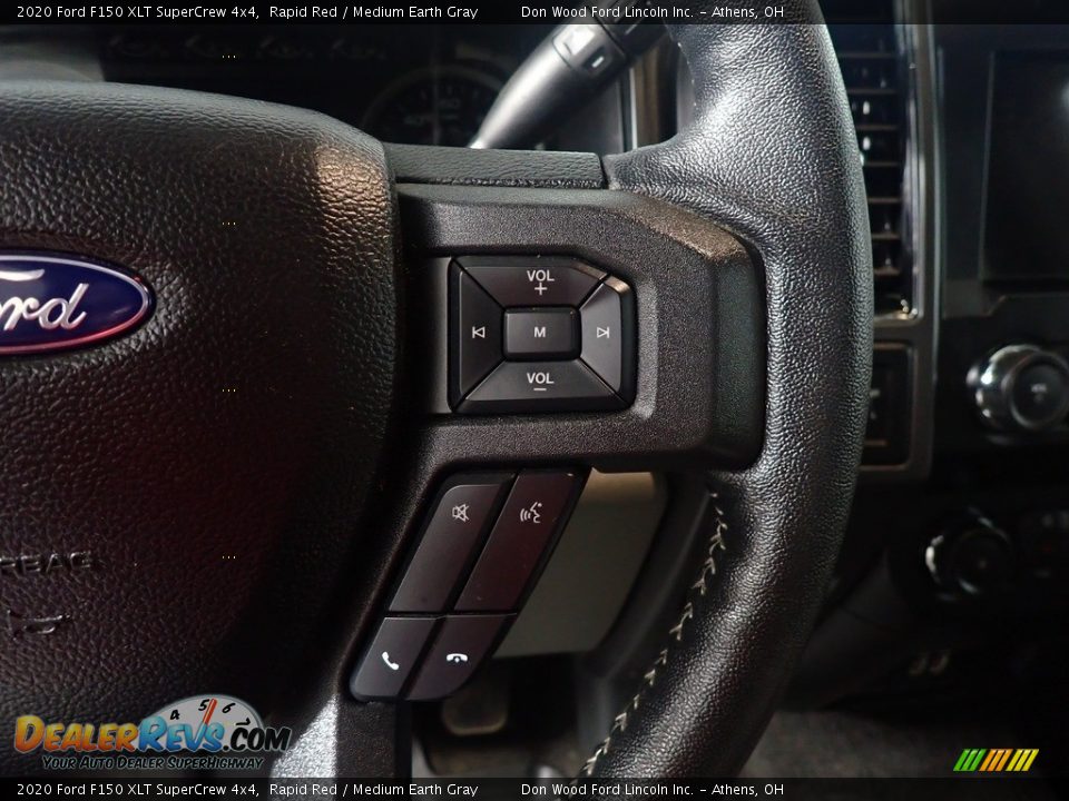 2020 Ford F150 XLT SuperCrew 4x4 Rapid Red / Medium Earth Gray Photo #30